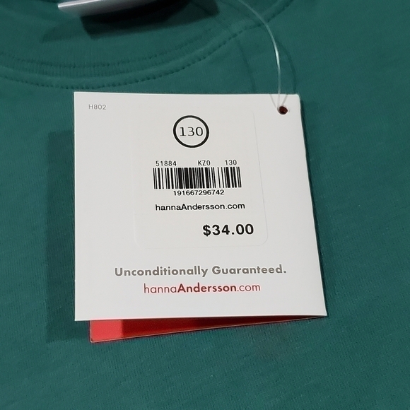 Hanna Andersson Viking Top Organic Cotton Long-Sleeve Top Size 8 (130 cm) - Picture 6 of 12